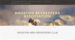 Desktop Screenshot of houstonbeekeepers.org